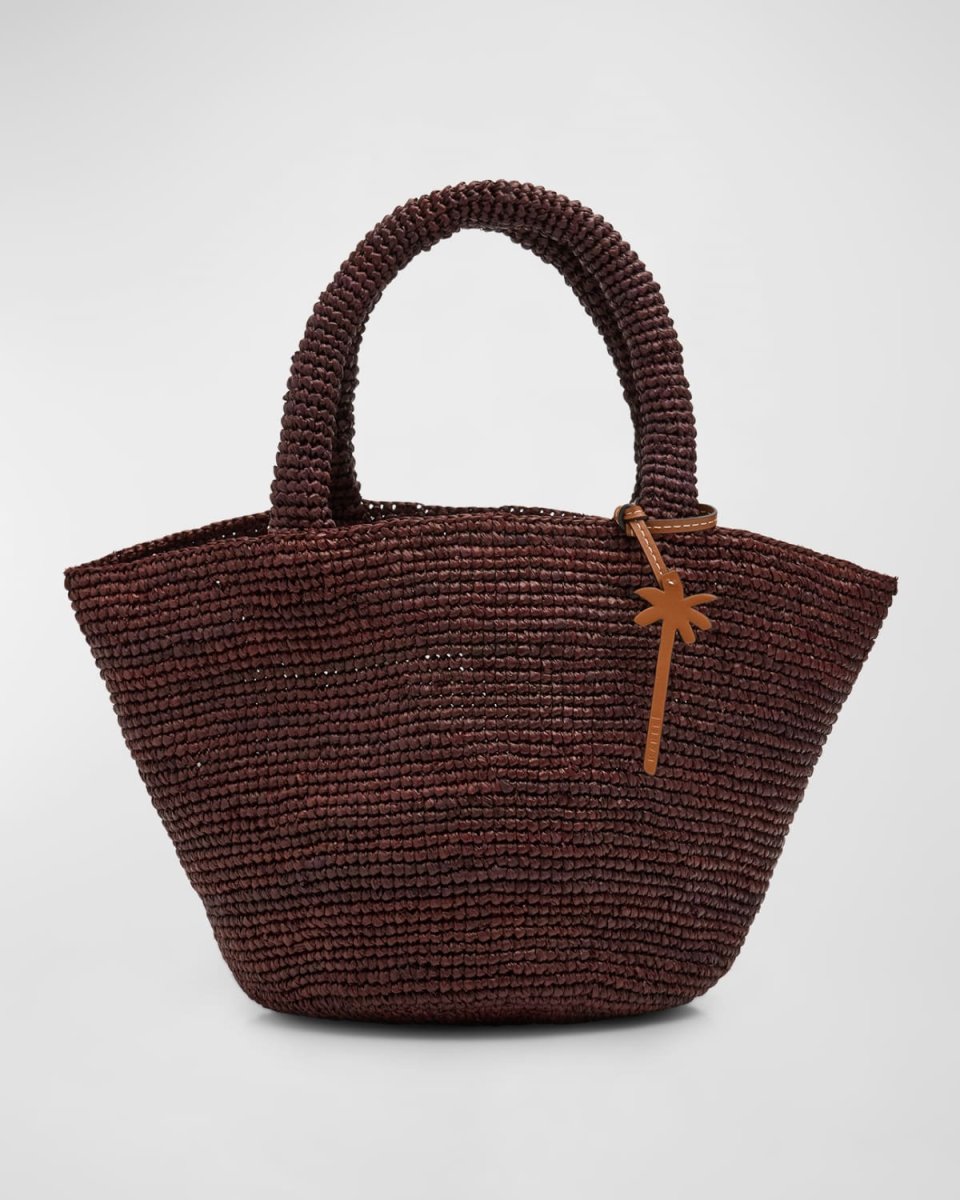 Summer Medium Raffia Beach Tote Bag